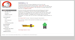 Desktop Screenshot of hanse.de